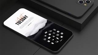Download lagu Minimal Black Aesthetic Android Homescreen 🖤 | Best Smart Launcher Setup 2026 mp3