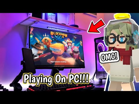 Playing On PC Again 😎!! [Blockman Go Bedwars]