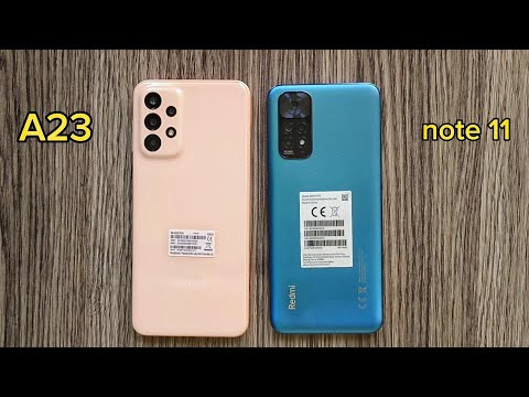 Samsung galaxy A23 vs redmi note 11 speed test