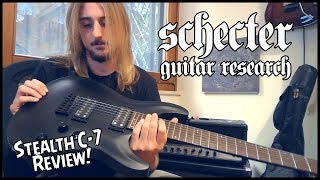 Video thumbnail for Best seven string on a budget? // Schecter Stealth C-7 by Davide Scognamiglio