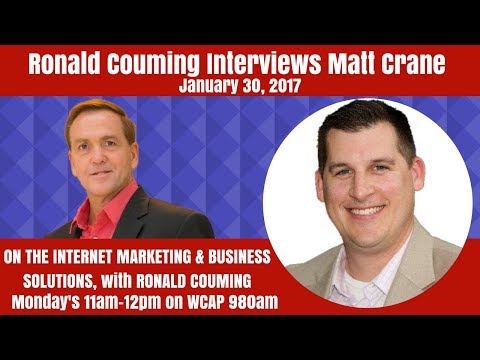 Ronald Couming interviews Matt Crane, Entrepreneur &  Award-Winning Podcast Host, January 30th, 2017