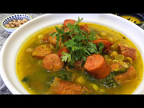 GARBANZOS CON CHORIZO *comida Española* (recetas fáciles y rápidas)
