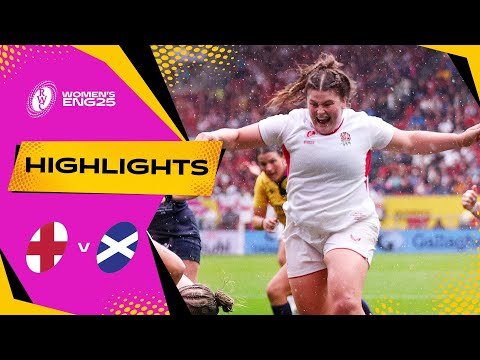 A quarter-final masterclass from England 👏 | England vs Scotland | Rugby World Cup 2025 | Highlights