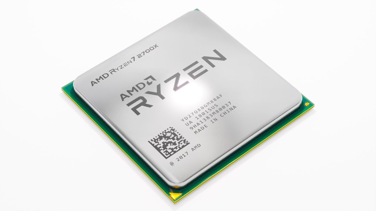 Processador AMD 2700X Modelo 3D