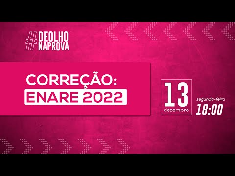 De olho na prova: correção Enare 2022