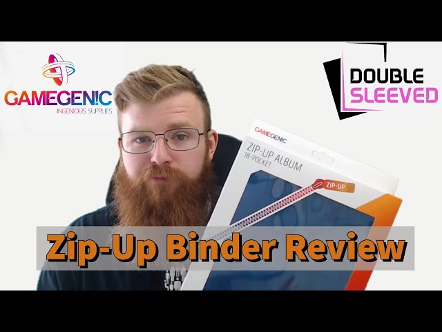 Vídeo relacionado con Gamegenic - Star Wars Unlimited Zip-Up Album 18-Pocket - Officially Licensed Card Organizer for 360 Double-Sleeved Cards, Hexafyber Surface & Zipper Closure, Black Color