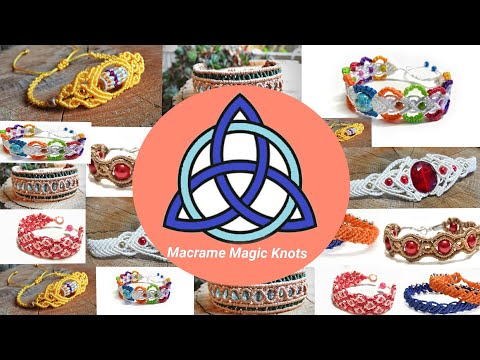 Macrame Bracelet with Beads Tutorial Easy Jewelry Making