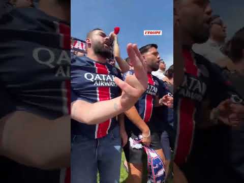 🔥​🙌​ Les supporters du PSG en fusion aux abords du Parc des Princes #psg #arsenal #football