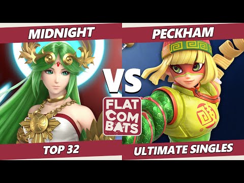 Flat Combats 5 Top 32 - Midnight (Palutena) Vs. Peckham (Min Min) SSBU Smash Ultimate