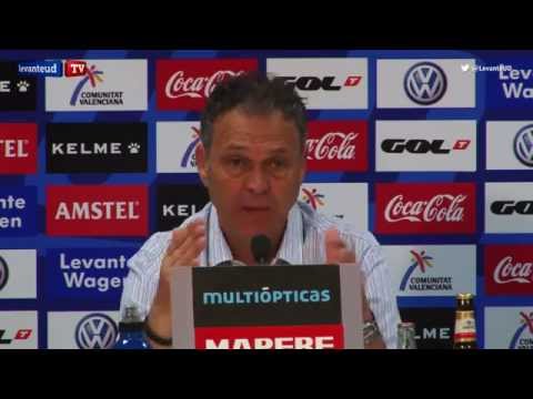 Rueda de prensa de Joaquín Caparrós previa al encuentro ante el Málaga CF