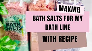 Lets make bath salts with jojoba oil and magnesium