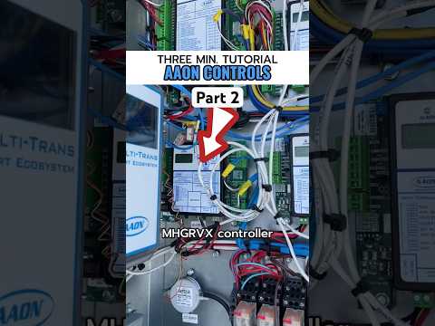 AAON RNC Cabinet Make Up Air Unit Controls Run Down - Part 2 - HVAC DOAS Controls #hvac