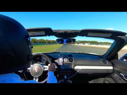 Thumbnail for Porsche Boxster S 981 with armytrix exhaust on NJMP thunderbolt track day by Porsche 981