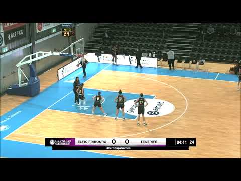 BCF Elfic Fribourg vs Clarinos Tenerife game EuroCup Women 2021-22