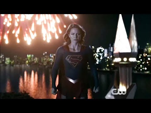 Supergirl 4x07 James, Supergirl and Manchester fight and escape Scene