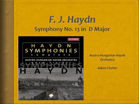 Haydn, Symphony 13 - Video Score - Adam Fischer