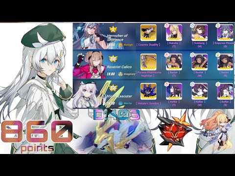 [Honkai Impact 3 SEA] EX Abyss RL (D403) - Huodou (Type) [860 pts] HS(S0) RC(SSS) TP(SSS) BD 2*
