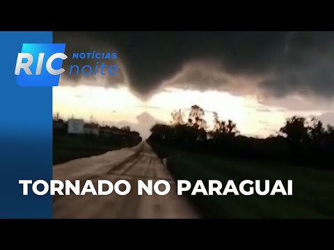 Tornado atinge Santa Rosa del Monday no Paraguai, região próxima à fronteira com o Oeste do Paraná