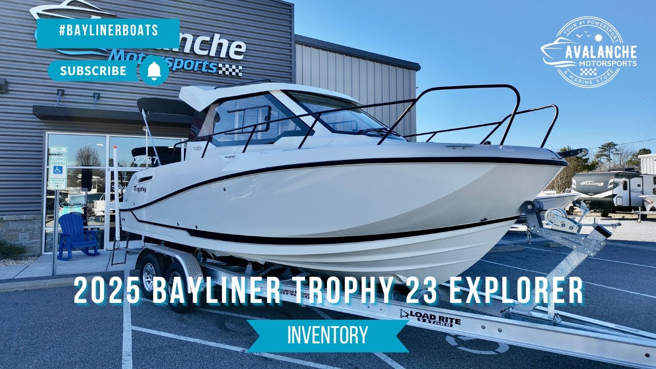 2025 Bayliner Trophy 23 Explorer walkthrough &mdash; Avalanche Motorsports