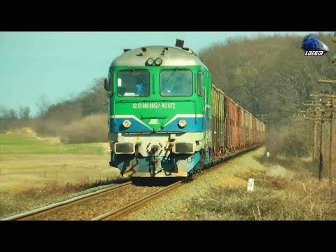 LDE2100 60-0952-1 & Marfar Unizom Tranzit Freight Train in Valea lui Mihai - 12 March 2020
