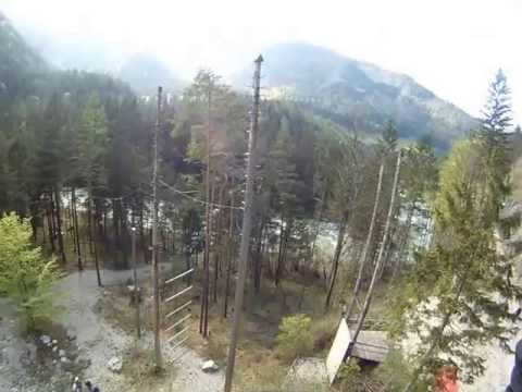 Riesenschaukel Hochseilgarten Hinterstoder