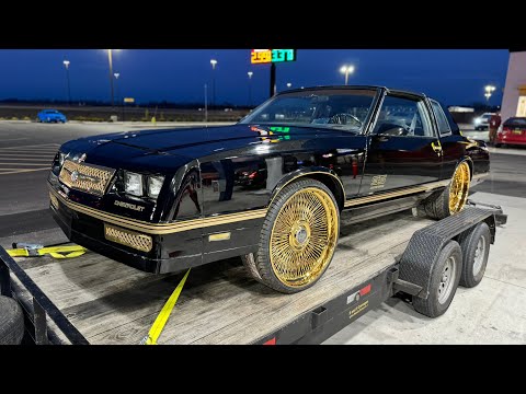Installed Gold SS Decal Kit On My 87 SS Monte Carlo 2 Accommodate 24K Gold 24 In True Spoke Wheels