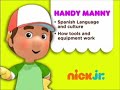 Nick Jr Curriculum Board Handy Manny 2012 13 Intro