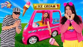 Maria Clara e JP Brincam com um Carrinho de Sorvetes!