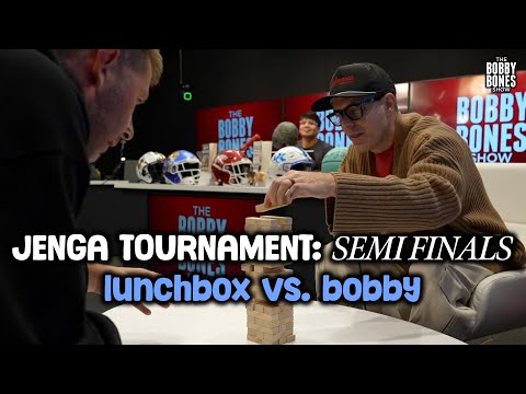 Jenga Tournament: Lunchbox vs. Bobby in Semi Finals