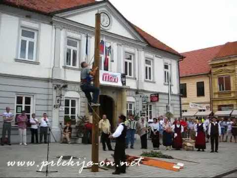 Postavljanje klopotca v Ljutomeru - 1. del