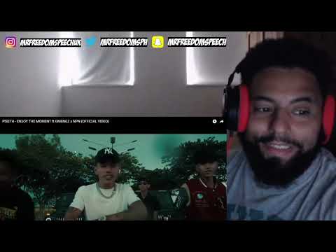 CATCHY SONGS 🔥 *UK🇬🇧REACTION* 🇰🇭 PISETH ft GMENGZ x NPN - ENJOY THE MOMENT  (OFFICIAL VIDEO)