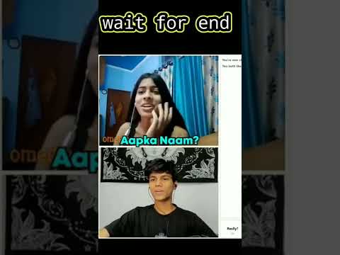 love  fell down on Omegle video call 😂||#short #ad