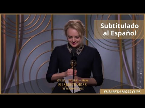 Golden Globes 2018 | Elisabeth Moss wins Best Actress in a Drama Series (Acceptance Speech)