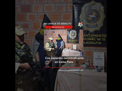 Cae supuesto microtraficante en Loma Plata tras allanamiento fiscal.