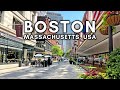 Life In Boston A Taste Of Europe In The US Downtown Boston Massachusetts Walking Tour 4K