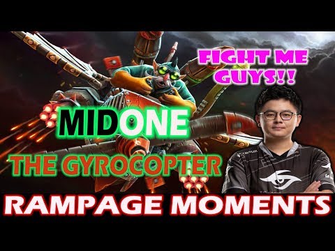 MIDONE GYRO RAMPAGE DOTA 2 RAMPAGE MOMENTS
