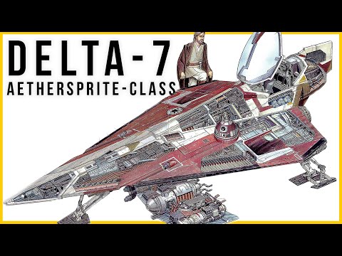 Delta-7 Jedi Starfighter Really Was "FORCE POWERED" | (Star Wars Ships)
