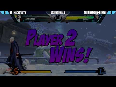 GB Aug 13, 2016 - UMvC3 - Grand Finals - (L) GB | Macktastic vs (W) GB | NotEnoughDamage