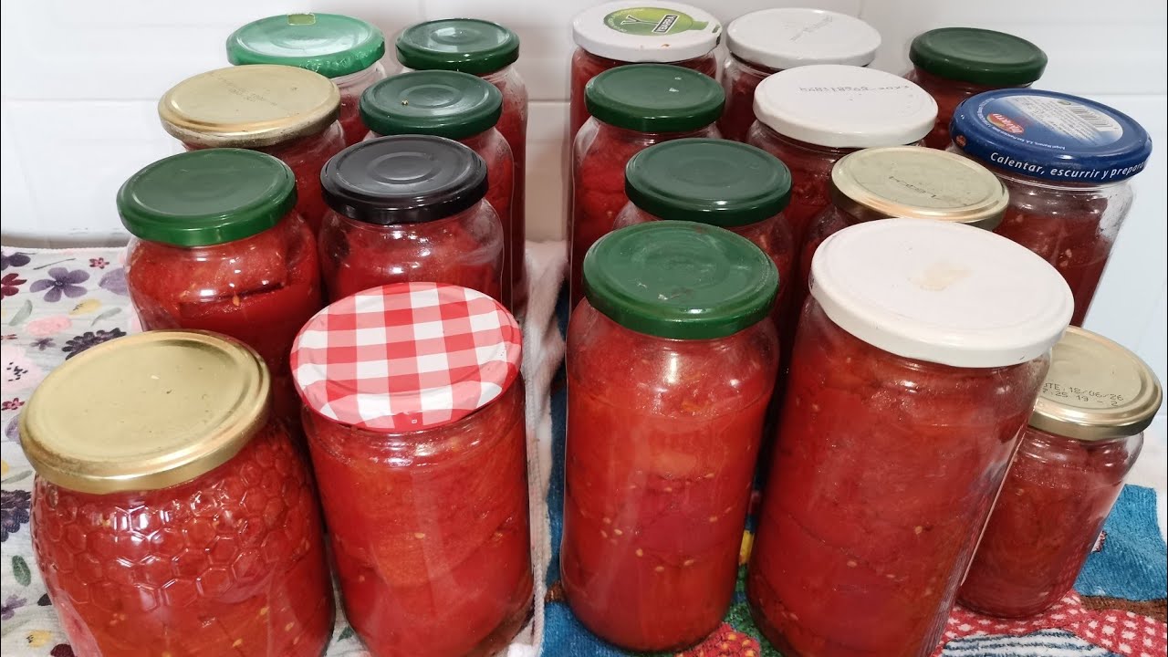 Watch CONSERVA DE TOMATE NATURAL CASERA Now CONSERVA DE TOMATE NATURAL CASERA