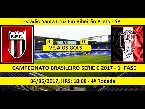 CAMPEONATO BRASILEIRO SERIE C 2017 BOTAFOGO-SP 3 X 0 JOINVILLE-SC