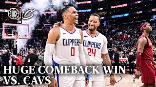 26 Point Comeback Win vs. Cavaliers Highlights 🤯 | LA Clippers