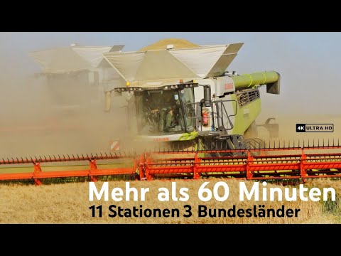 ERNTE 2025 der Film | 60 Minuten Sommer LPG Ostharz #fendt #claas #johndeere #case #farming