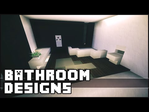 Minecraft - Bathroom Designs & Ideas