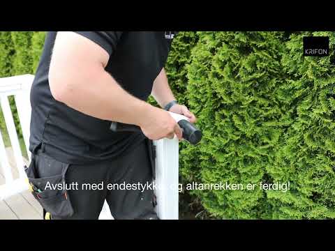 Altanrekke Krifon Alu Hvit