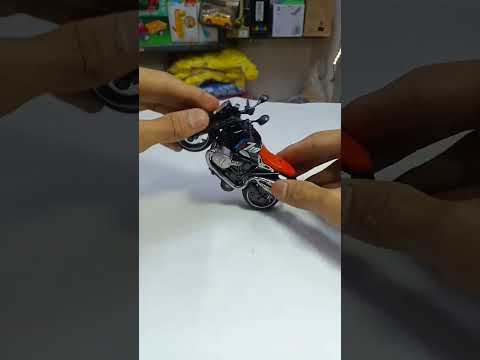 Diecast model metal bike #toychannel #trending