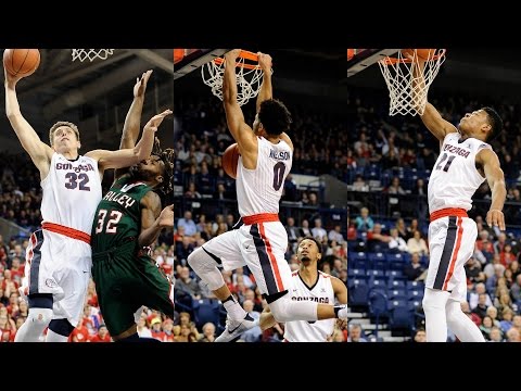 Gonzaga's Top 3 Dunks vs Mississippi Valley State | CampusInsiders