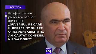 Bolojan, despre pierderea banilor din PNRR: Guvernul pe care îl reprezint nu are o responsabilitate