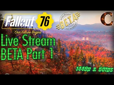Fallout 76 PC BETA in 1440p / 60fps: Smooth High-Quality Playthrough, Part 1 with Facecam!