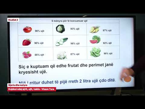 e Mesimi Klasa 3 - 3065 Njeriu dhe natyra - Kujdesi ndaj ajrit, ujit, tokës