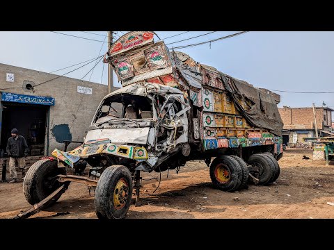 Thumbnail for Hino Truck Dangerous Accident Cabin Chassis How to Amazing Repair & Restoration Pakistani Mechanic by Truck